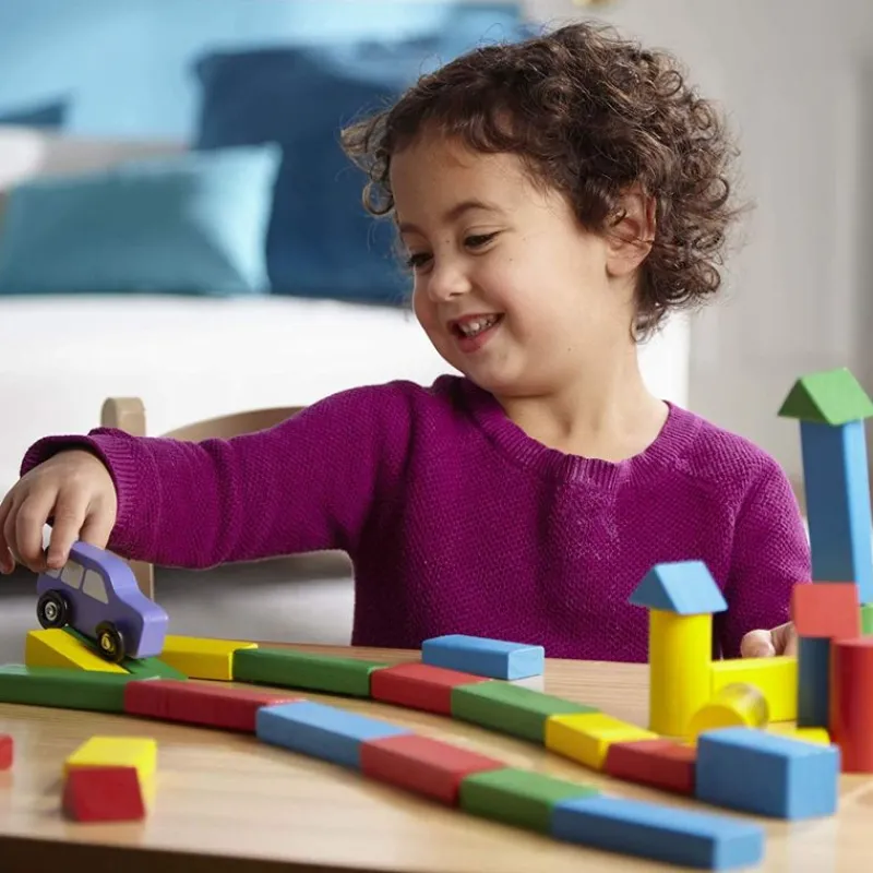 Melissa & Doug 100 Bloques De Madera - ^ Bloques De Construcción