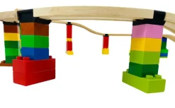 Toy2 8 Conectores De Base De Via - ^ Rails Brio
