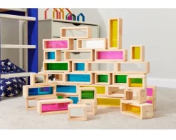 TickiT 36 Ladrillos De Construcción Arcoiris - ^ Juegos Montessori