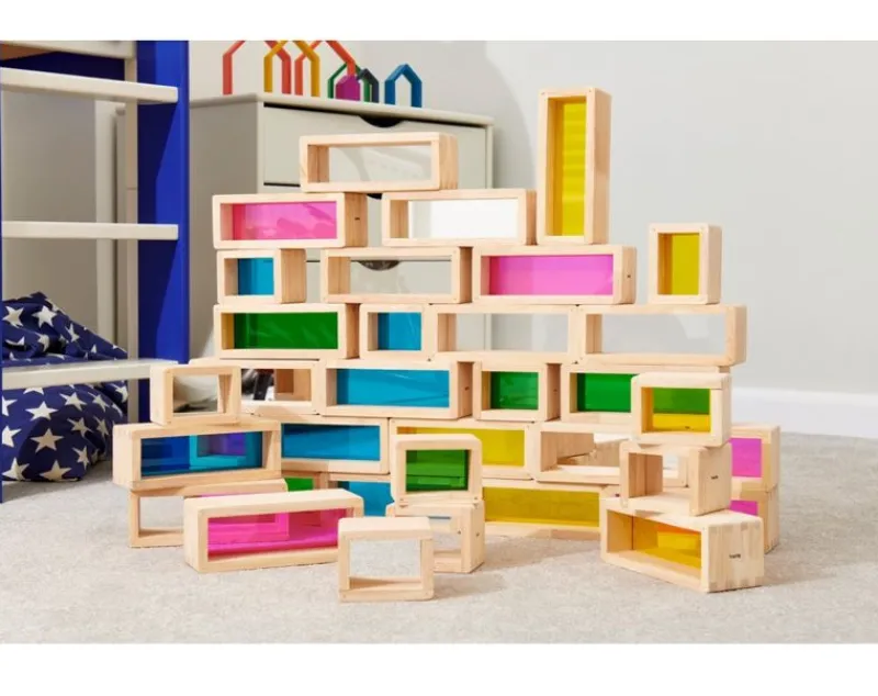 TickiT 36 Ladrillos De Construcción Arcoiris - ^ Juegos Montessori