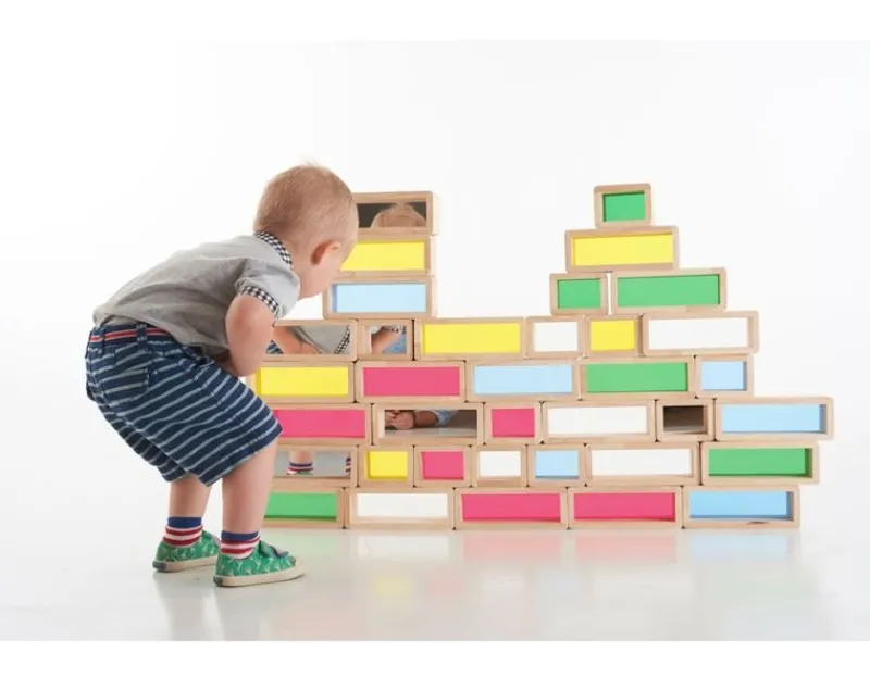TickiT 36 Ladrillos De Construcción Arcoiris - ^ Juegos Montessori
