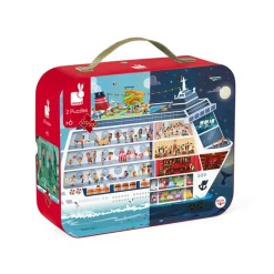 Janod 2 Rompecabezas De Crucero De 100 Y 200 Piezas - ^ Puzzles De 100 A 200 Piezas