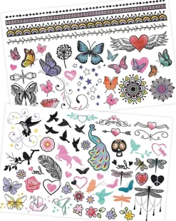 Buki France 75 Tatuajes Lavables Paillettes - ^ Actividades Creativas De Ocio