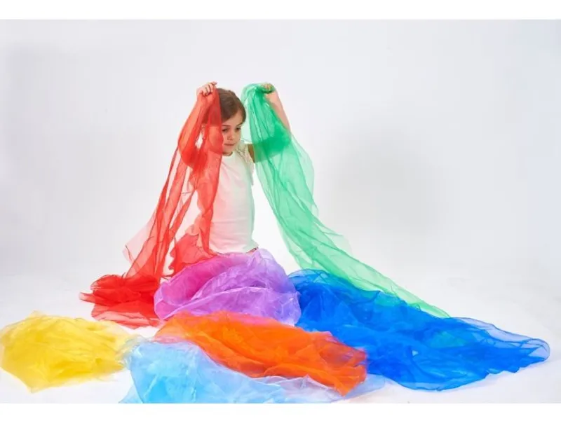TickiT 7 Telas De Organza Arcoiris - ^ Diabolos Y Malabares