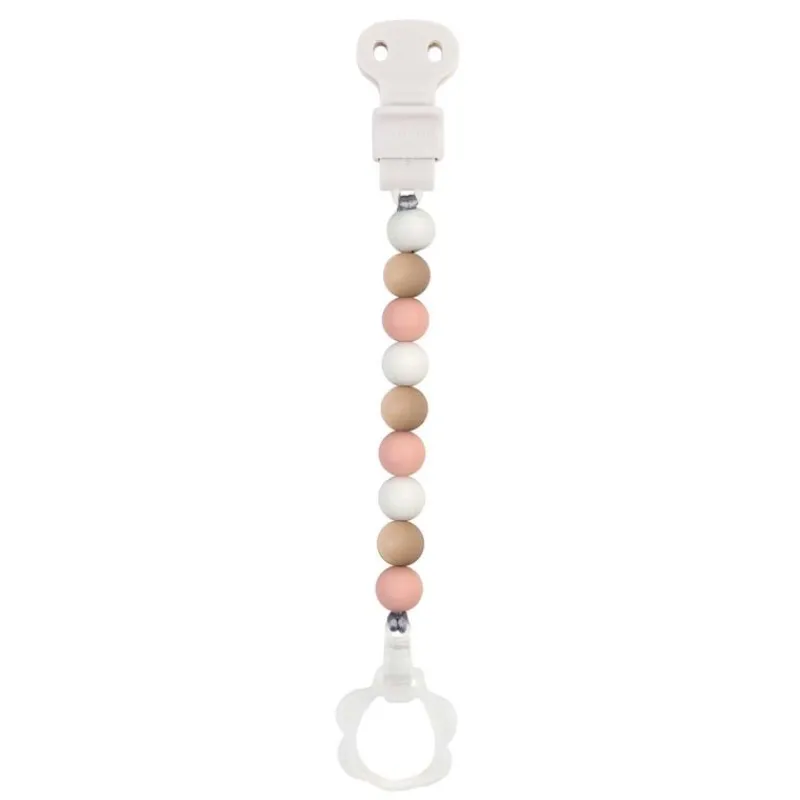 Nattou Accesorio Para Chupete De Silicona Rosa Blanco Beige - ^ Accesorios Para Pezones