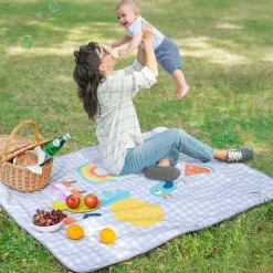 Buki France Alfombra De Exterior Para Niños De 115 X 140 Cm - ^ Juegos De Exterior Y Herramientas De Jardín