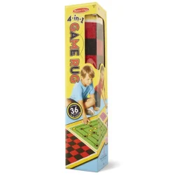 Melissa & Doug Alfombra De Juego 4 En 1 - ^ Juegos De Puzzle, Estrategia Y Logica