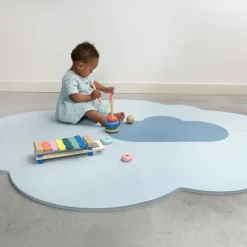 Quut Alfombra De Juego Nube Azul - ^ Alfombras De Juego