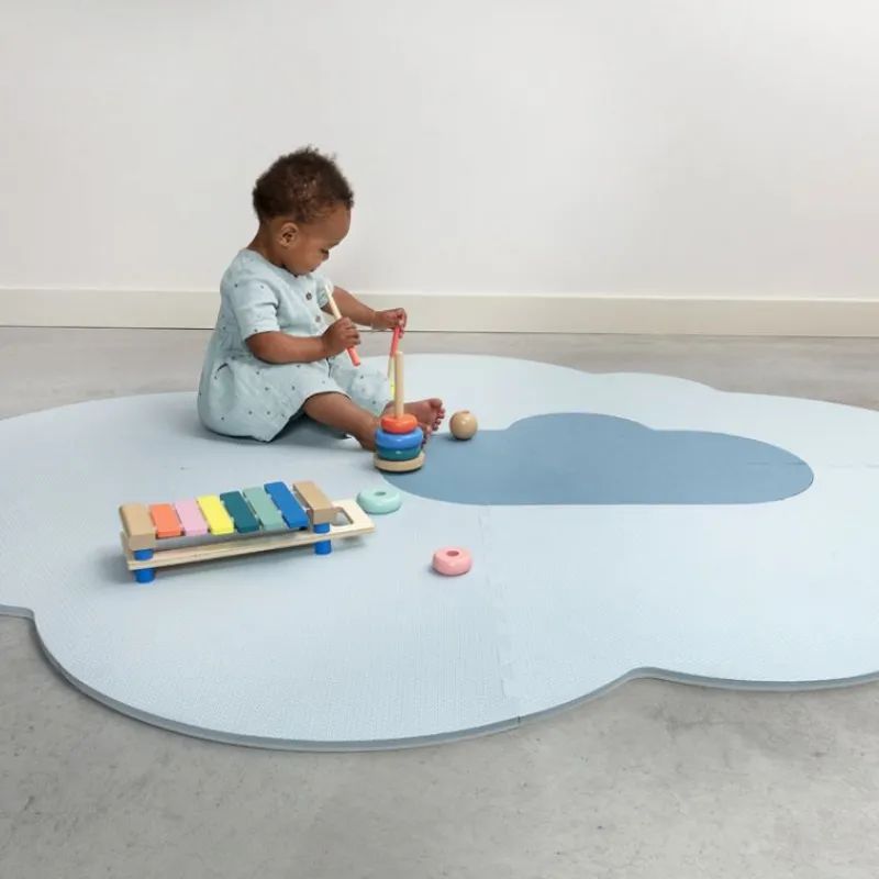 Quut Alfombra De Juego Nube Azul - ^ Alfombras De Juego