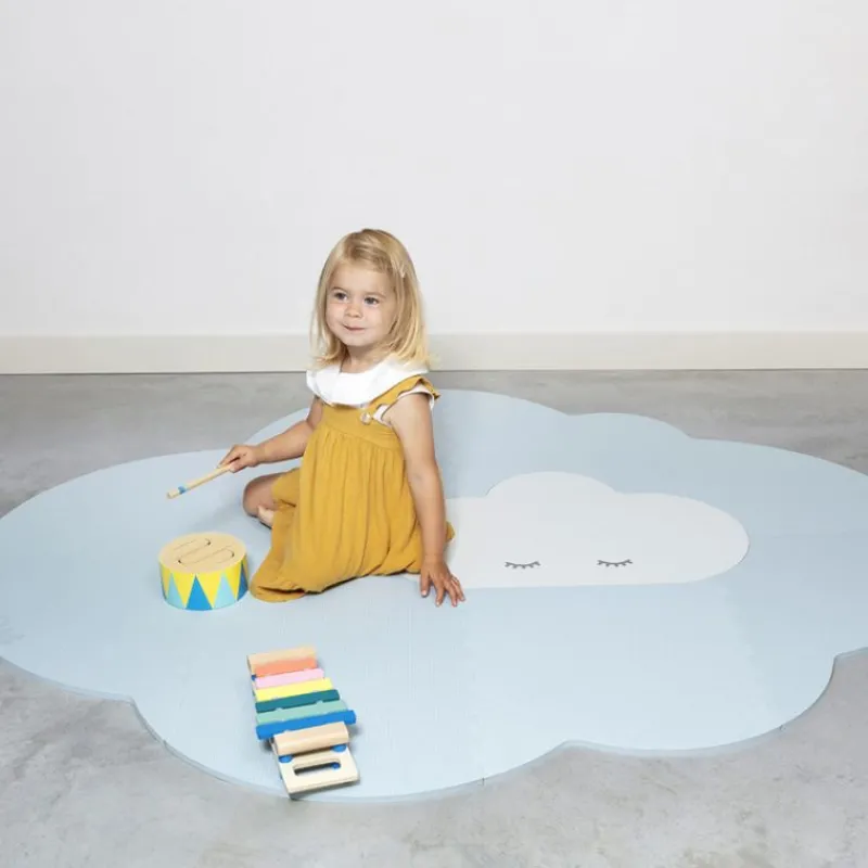 Quut Alfombra De Juego Nube Azul - ^ Alfombras De Juego