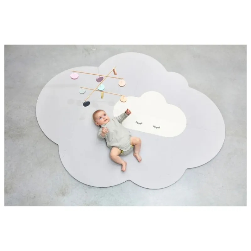 Quut Alfombra De Juego Nube Gris Perla 175 X 145 Cm - ^ Alfombras De Juego