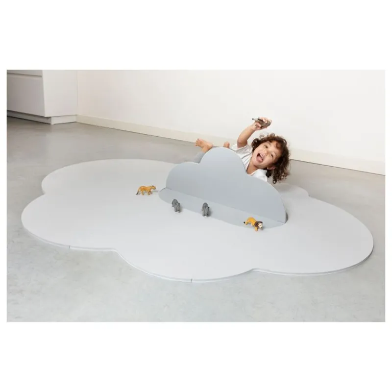 Quut Alfombra De Juego Nube Gris Perla 175 X 145 Cm - ^ Alfombras De Juego
