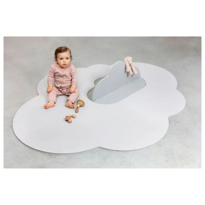 Quut Alfombra De Juego Nube Gris Perla 175 X 145 Cm - ^ Alfombras De Juego