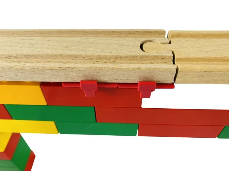 Toy2 Allround Medium - 20 Conectores De Via - ^ Rails Brio
