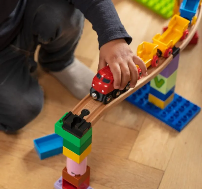 Toy2 Allround Xl - 41 Conectores De Via - ^ Rails Brio