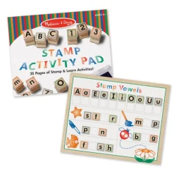 Melissa & Doug Almohadillas De Tinta Abc 123 - ^ Actividades Creativas De Ocio