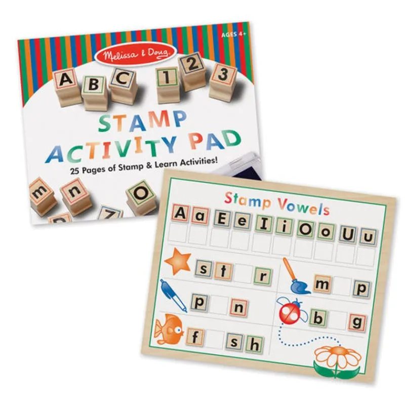 Melissa & Doug Almohadillas De Tinta Abc 123 - ^ Actividades Creativas De Ocio