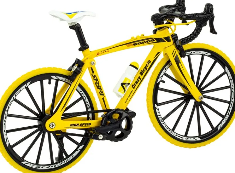 Ulysse Amarillo Articulada En Miniatura Ulises De Bicicleta^ Ciclistas En Miniatura