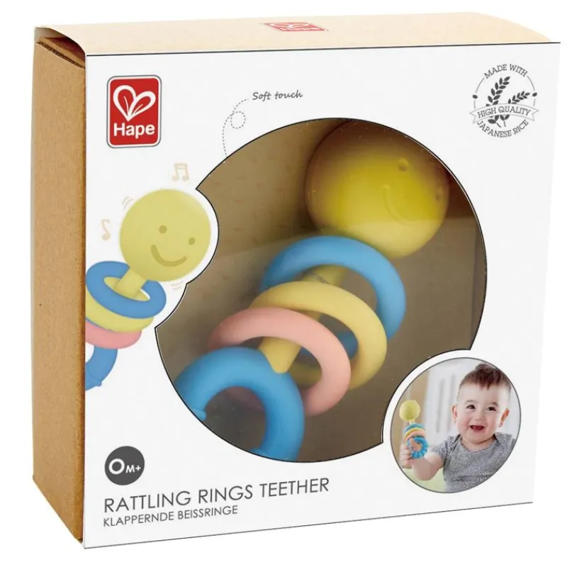 Hape Toys Anillos De Denticion Y Sonajero - ^ Cascabeles
