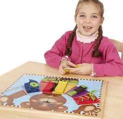 Melissa & Doug Aprendizaje, Abotonamiento, Cordon, Cierre - ^ Aprender Divirtiéndose