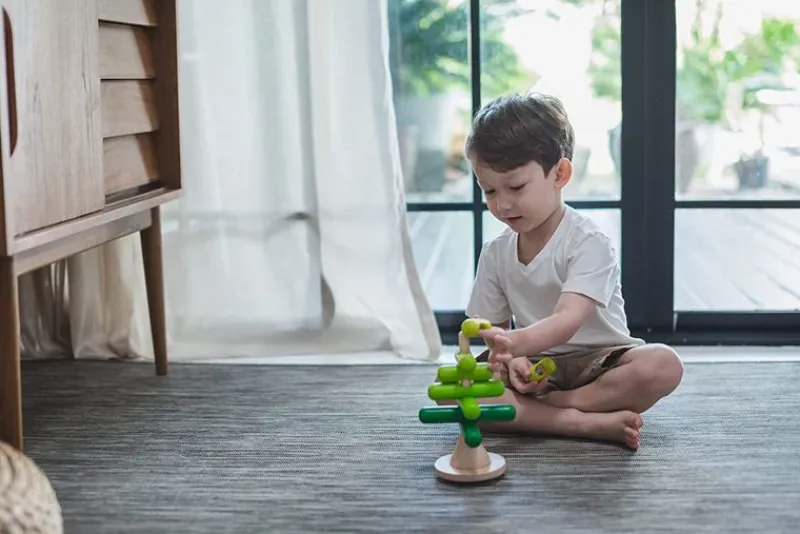 Plan Toys Arbol De Apilamiento - ^ Bloques Y Juguetes Apilables