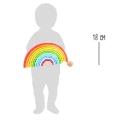 Small foot company Arcos De Construcción De Madera Arcoiris Xl - ^ Juguetes Para El Aprendizaje Temprano Y La Motricidad