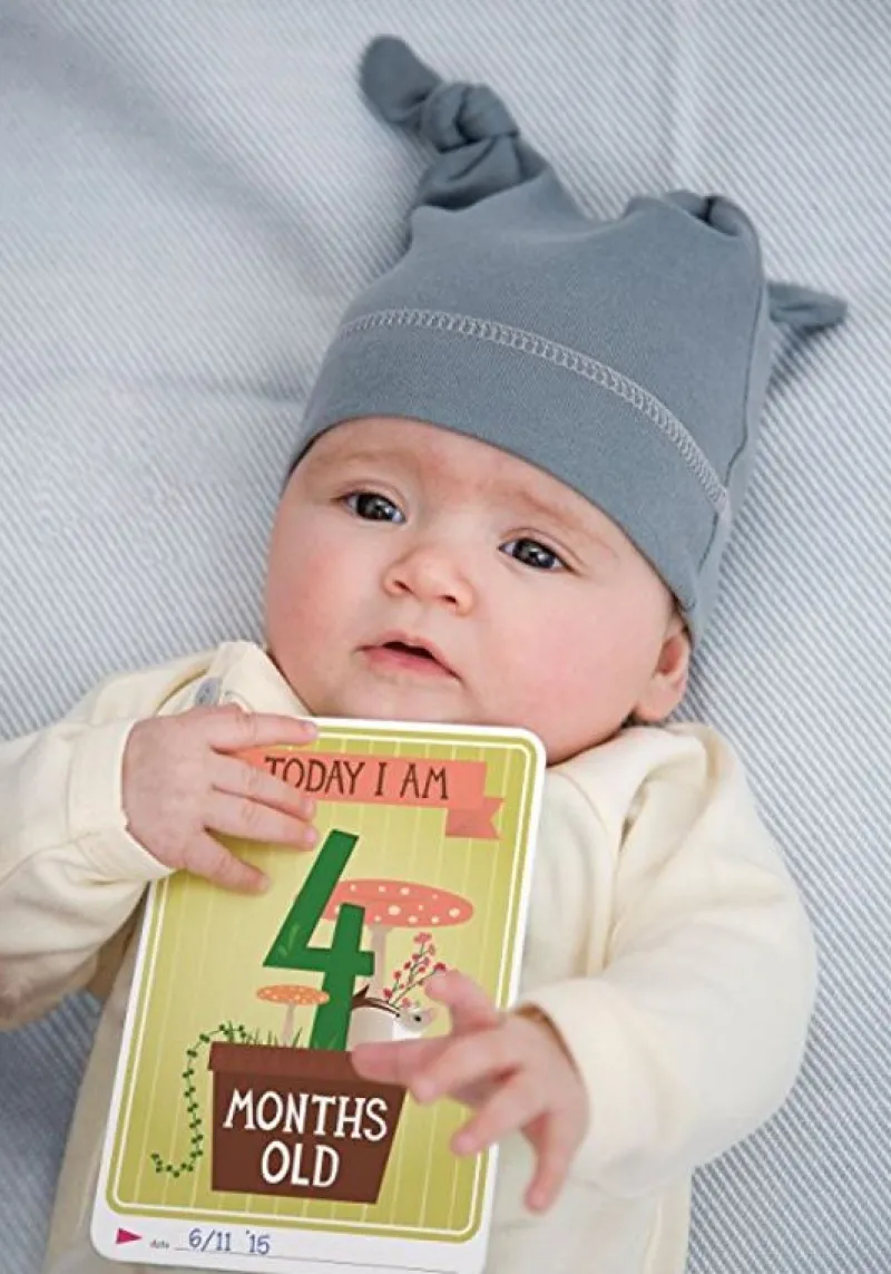 Milestone Baby Cards - Version En Ingles - ^ Relojes Despertadores, Marcos De Fotos, Medidores De Altura, Espejos...