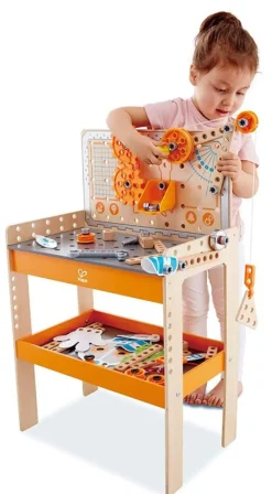 Hape Toys Banco De Trabajo Cientifico Para Niños - ^ Descubrimiento De La Ciencia