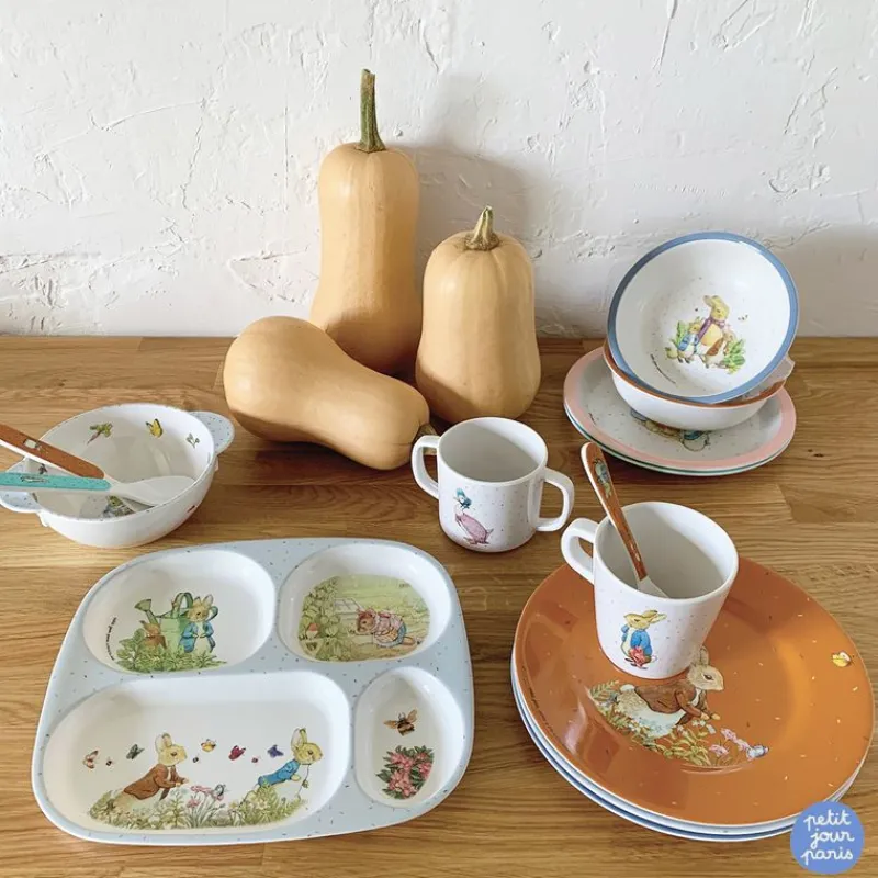 Petit Jour Bandeja De Platos Con Compartimentos Peter Rabbit - ^ Una Mesa