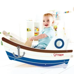 Hape Toys Barco Balancin De Madera - ^ Escalas
