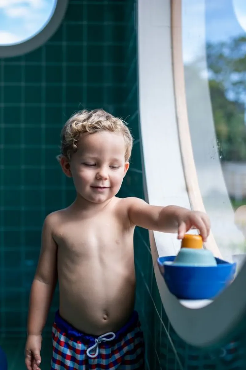 Plan Toys Barco Modular Grande Azul 21 Cm - ^ Barcos, Juguetes Para El Agua Y La Playa