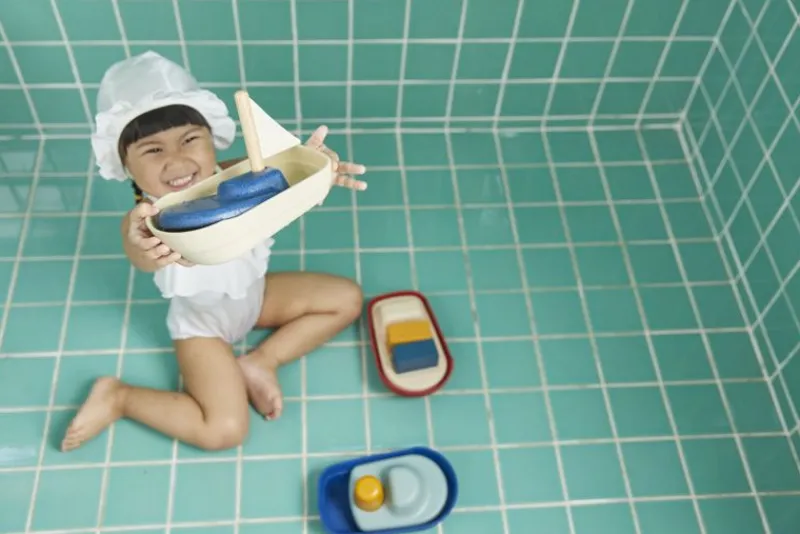 Plan Toys Barco Modular Grande Azul 21 Cm - ^ Barcos, Juguetes Para El Agua Y La Playa