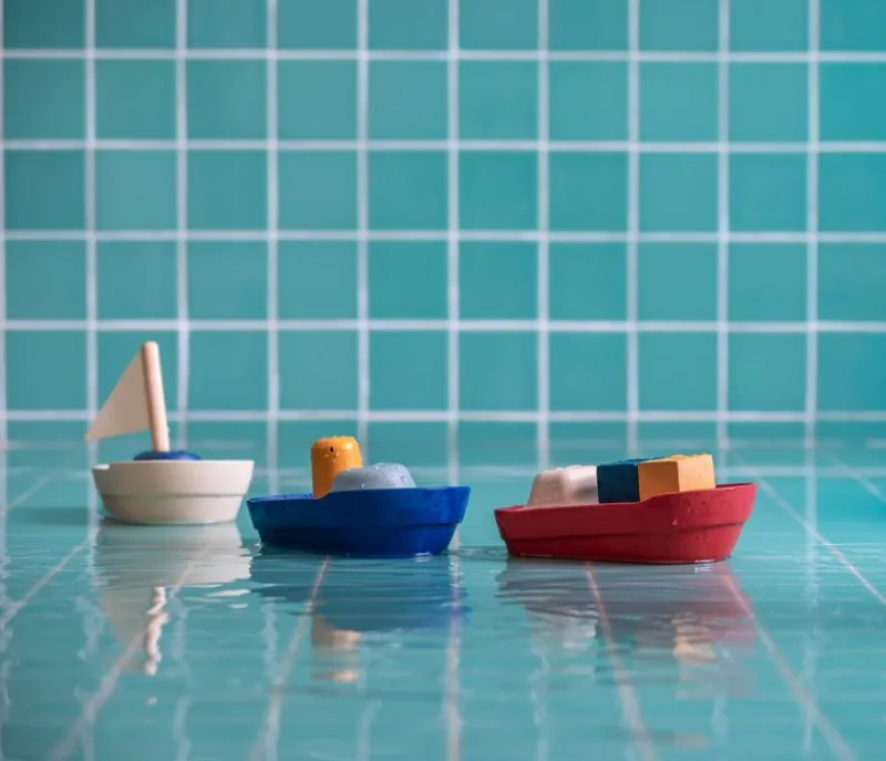 Plan Toys Barco Modular Grande Azul 21 Cm - ^ Barcos, Juguetes Para El Agua Y La Playa