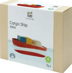 Plan Toys Barco Modular Rojo Grande 21 Cm - ^ Barcos, Juguetes Para El Agua Y La Playa