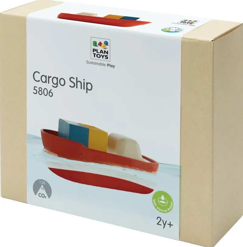 Plan Toys Barco Modular Rojo Grande 21 Cm - ^ Barcos, Juguetes Para El Agua Y La Playa