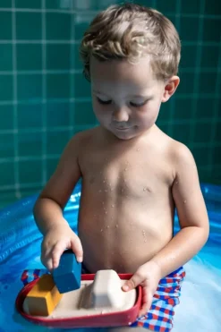 Plan Toys Barco Modular Rojo Grande 21 Cm - ^ Barcos, Juguetes Para El Agua Y La Playa