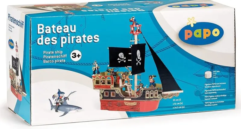 Papo Bateau Pirate Barba Negra - ^ El Mundo De Los Caballeros Y Los Piratas