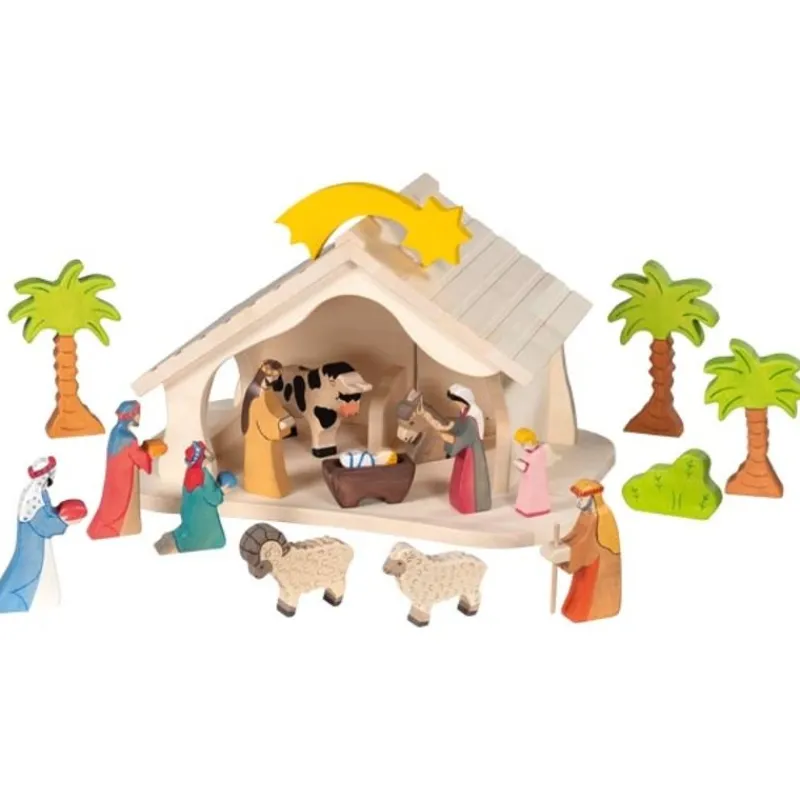 Holztiger Belen De Madera - ^ Granja, Safari Y Caballos
