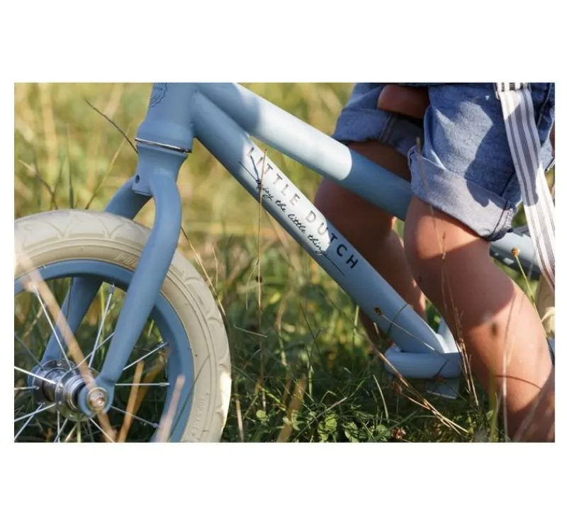 Little Dutch Bicicleta De Equilibrio Alfombra Azul - ^ Draisiennes Y Bicicletas De Madera