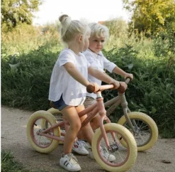 Little Dutch Bicicleta Sin Pedales Rosa De Metal - ^ Draisiennes Y Bicicletas De Madera