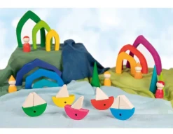 Goki Bloques De Construcción Peces De Colores - ^ Juegos Montessori