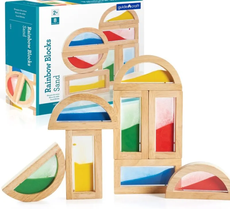 Guidecraft Bloques Del Arco Iris - Arena - ^ Juegos Montessori