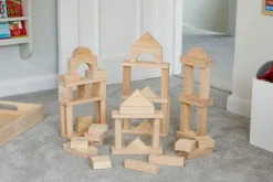 TickiT Bloques Gigantes De Madera Natural - ^ Bloques De Construcción
