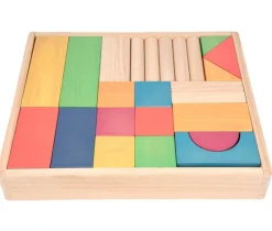 TickiT Bloques Gigantes De Madera Con Forma De Arco Iris - ^ Bloques De Construcción