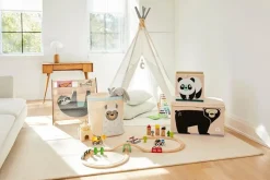 3 Sprouts Bolsa De Juguetes Lama - ^ Cajas De Juguetes Y Muebles De Almacenamiento