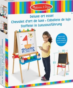 Melissa & Doug Caballete De Arte De Madera De Pie - ^ Cuadros, Caballetes...