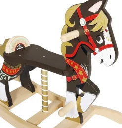 Le Toy Van Caballo Balancin De Madera Tiovivo De Feria - ^ Escalas