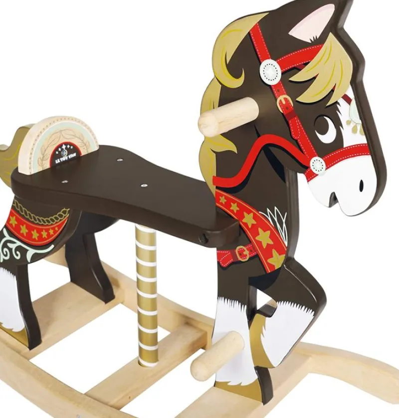 Le Toy Van Caballo Balancin De Madera Tiovivo De Feria - ^ Escalas