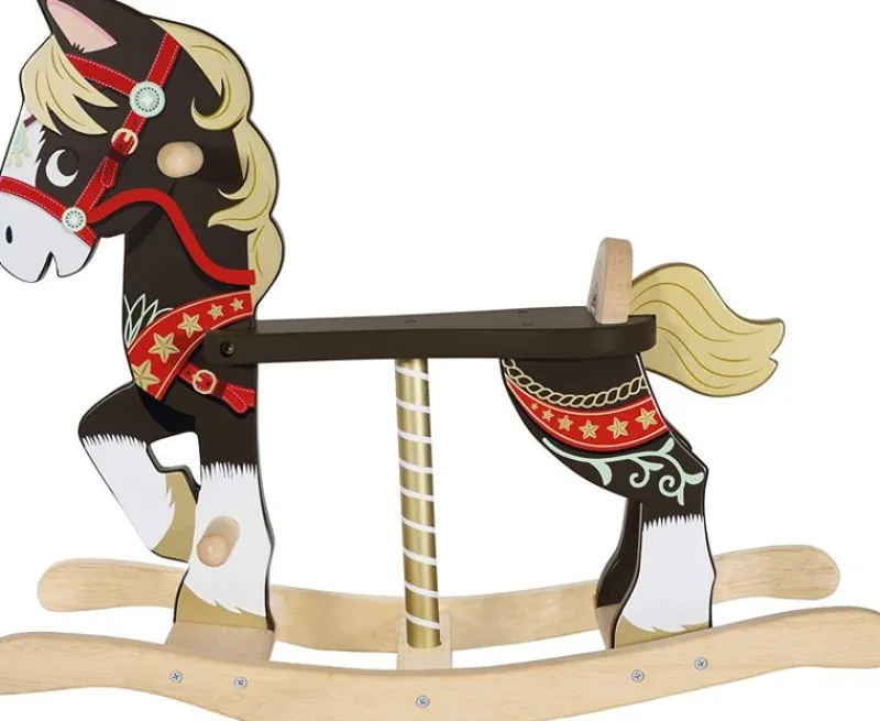 Le Toy Van Caballo Balancin De Madera Tiovivo De Feria - ^ Escalas