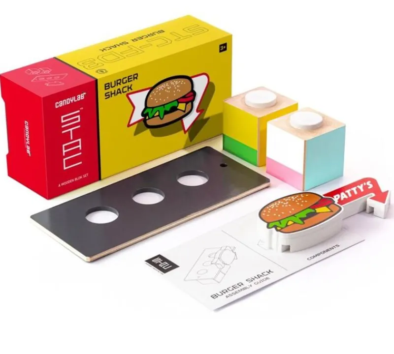 Candylab Toys Cabane Burger Food - ^ Circuitos Routiers, Garajes, Estaciones-Servicios...